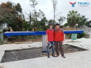 Lắp đặt tiệm rửa xe ô tô cho chú Lai ở Hải Hậu - Nam Định