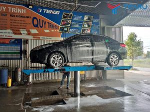 Cấu tạo cầu nâng 1 trụ rửa xe ô tô