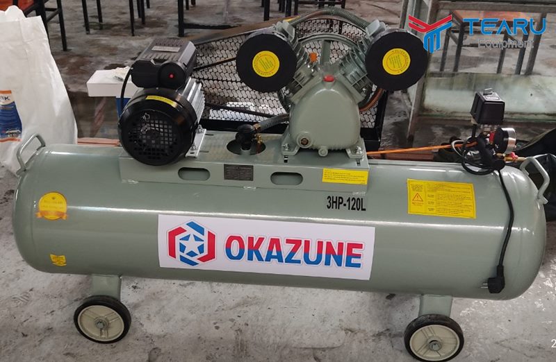 Tiệm trang bị dòng máy nén khí rửa xe Okazune