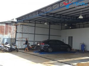 Lắp đặt tiệm rửa xe cho anh Thắng ở Bảo Lộc, Lâm Đồng