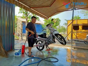 Rửa xe máy có lời nếu bạn làm dịch vụ tốt