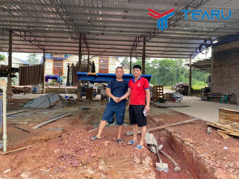 Hoàn thiện tiệm rửa xe cho anh Thuỷ ở Sóc Sơn, Hà Nội
