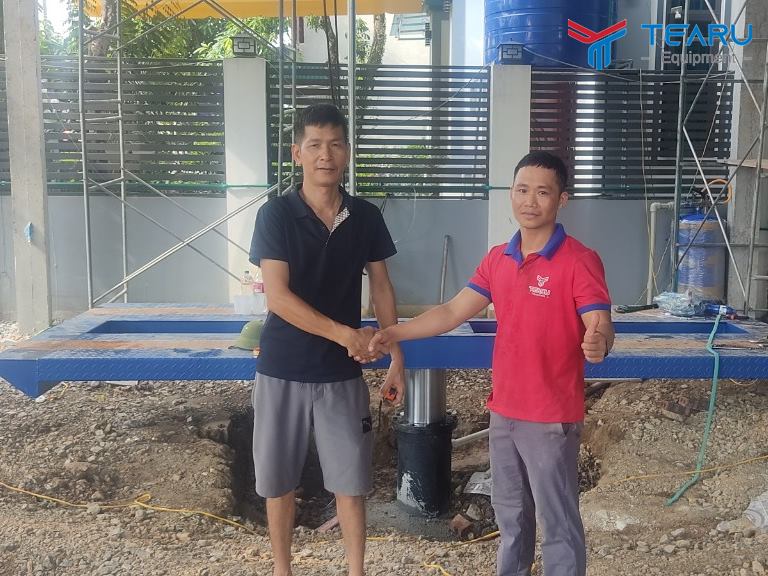 Lắp trạm rửa xe cho anh Thế Anh ở Gia Viễn, Ninh Bình