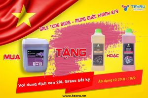 Tearu mang đến "cơn mưa" khuyến mãi nhân dịp đại lễ 2/9