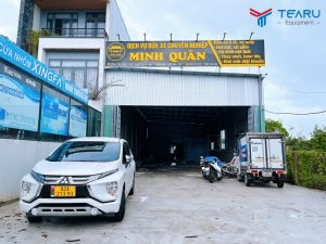 Lắp đặt bộ thiết bị rửa xe cho anh Đại ở Điện Bàn, Quảng Nam