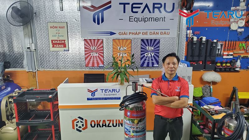 Tearu đơn vị cung cấp thiết bị chăm sóc xe chính hãng
