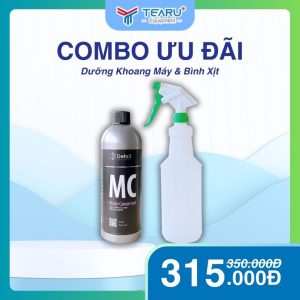 Combo dung dịch dưỡng khoang máy Grass Detail Motor Concervant (MC) và bình xịt dung dịch Grass 1 lít