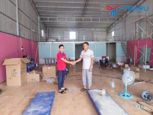 Lắp trọn bộ rửa xe cho anh Huân ở Đức Trọng - Lâm Đồng