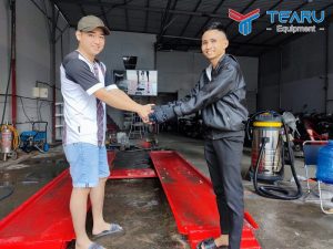 Lắp bộ thiết bị rửa xe 3 pha cho anh Công ở Vũng Tàu