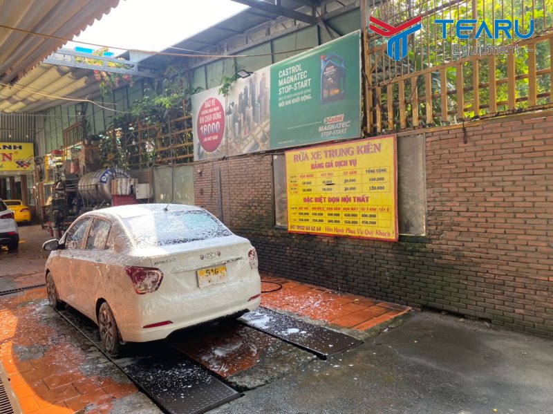 Tiệm rửa xe Trung Kiên