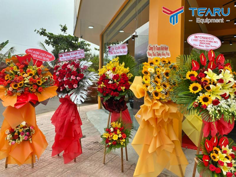 Công ty Tearu Việt Nam tặng hoa chúc mừng
