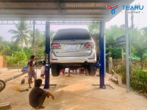 Hoàn thành lắp Gara ô tô cho anh An ở Bồng Sơn, Bình Định