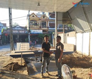 Hoàn thiện tiệm rửa ô tô cho anh Hai ở Hạ Long, Quảng Ninh