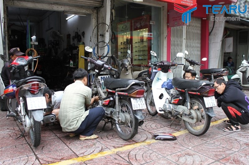 Chọn vị trí phù hợp cho tiệm sửa xe máy