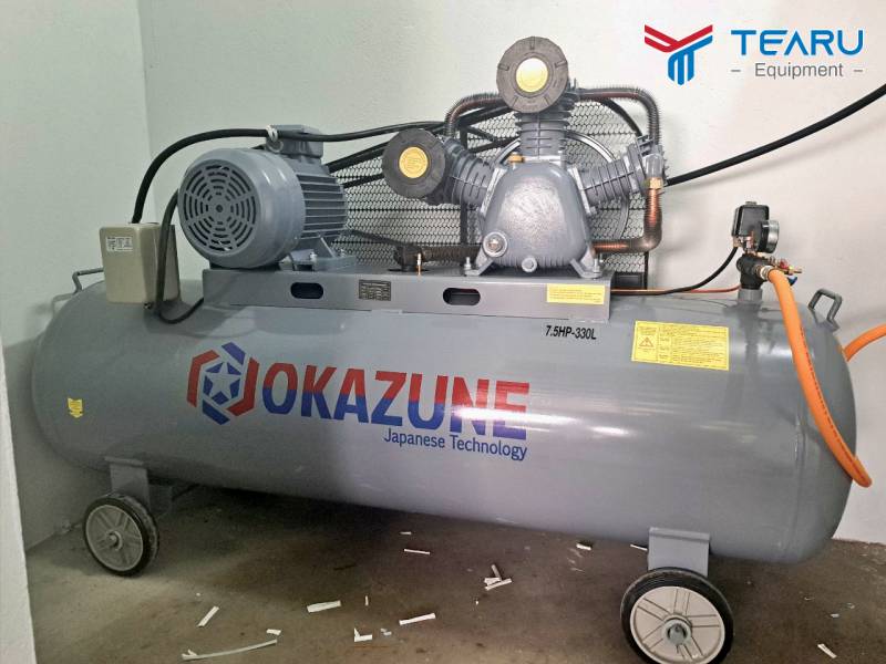 Dòng máy hơi Okazune 3 pha bình khí 330L được dùng nhiều hiện nay