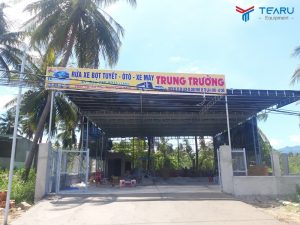 Lắp bộ thiết bị rửa xe cơ bản cho anh Tâm ở Nha Trang, Khánh Hòa