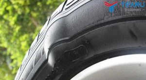 Khi hông lốp bị hư hại, cấu trúc của lốp xe bị ảnh hưởng nghiêm trọng