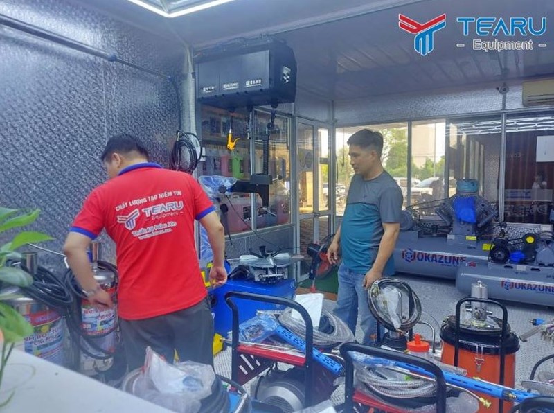 Chọn mua máy rửa xe áp lực cao tại Tearu để bảo đảm chính hãng