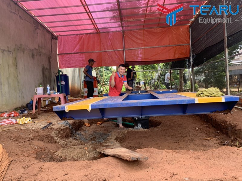 Hoàn thành lắp đặt tiệm rửa xe cho anh Nuôi ở Krông Búk - Đắk Lắk