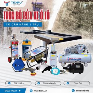 Trọn bộ rửa xe ô tô có cầu nâng