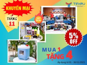 Siêu ưu đãi đặc biệt Tháng 11 "mua 1 tặng 4" từ TEARU