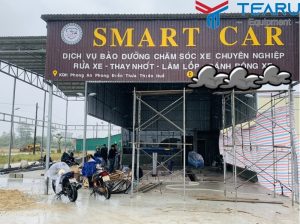 Hoàn thành lắp đặt bộ thiết bị rửa xe cho Trung tâm chăm sóc xe tại Huế