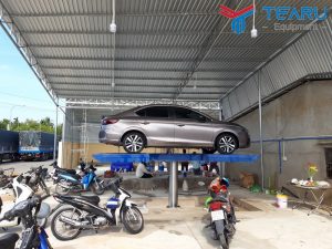 Hoàn thiện lắp đặt tiệm rửa xe cho anh Tiến ở Tiền Giang
