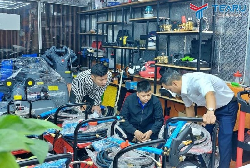 Công ty Tearu Việt nam chuyên phụ kiện máy rửa xe chuyên dụng chất lượng nhất hiện nay