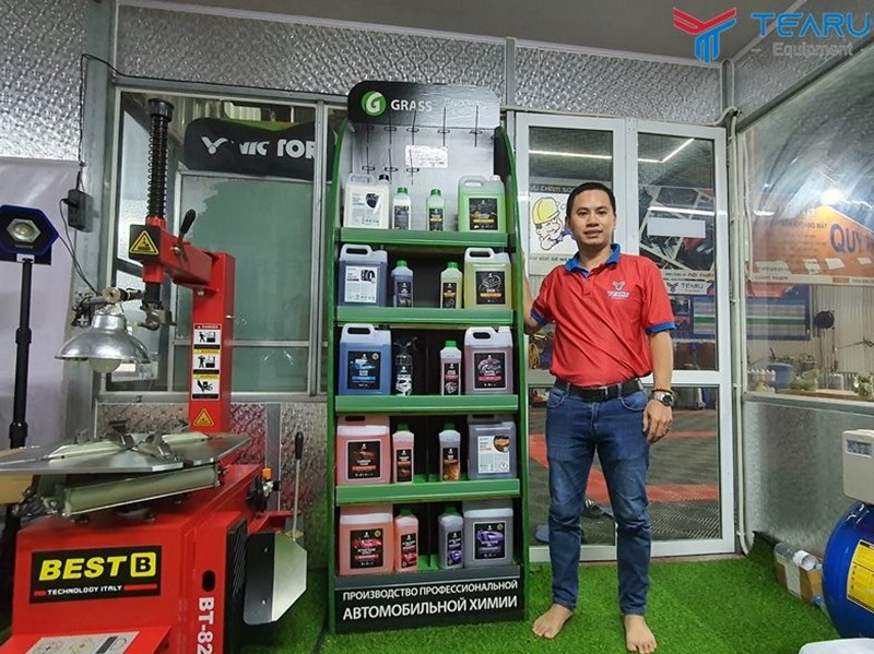 Tại Quảng Nam Tearu là đơn vị cung cấp nước rửa xe chính hãng 