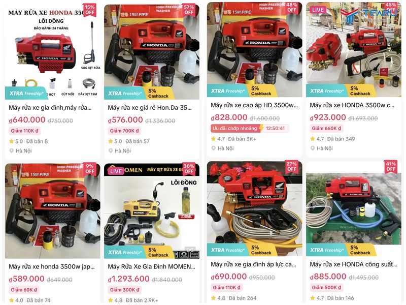 Sản phẩm được bán tràn lan trên Tiktok Shop