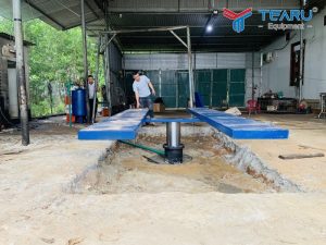 Hoành thành lắp đặt bộ thiết bị rửa xe cho anh Tùng ở Huế