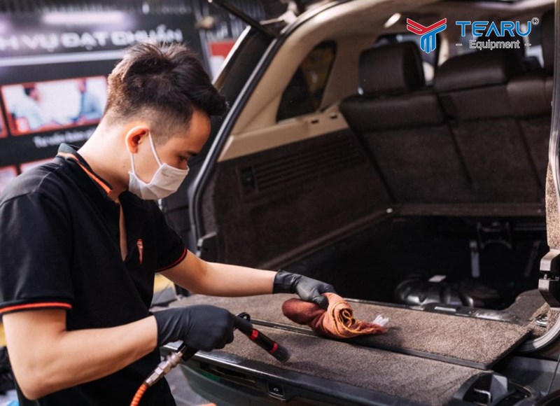 Sử dụng khí nén để tách bụi 