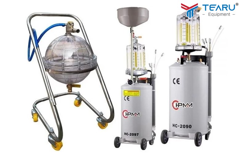 Máy hút nhớt có vai trò quan trọng đối với các tiệm rửa và chăm sóc xe 