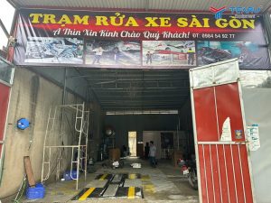 Lắp đặt tiệm rửa xe cho anh Thìn ở Bắc Giang