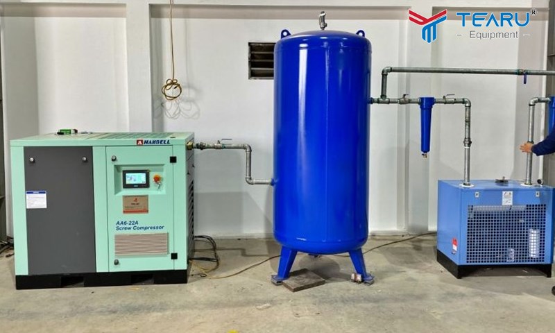 Công ty Tearu là địa chỉ đáng tin cậy chuyên cung cấp bình tích khí nén uy tín 
