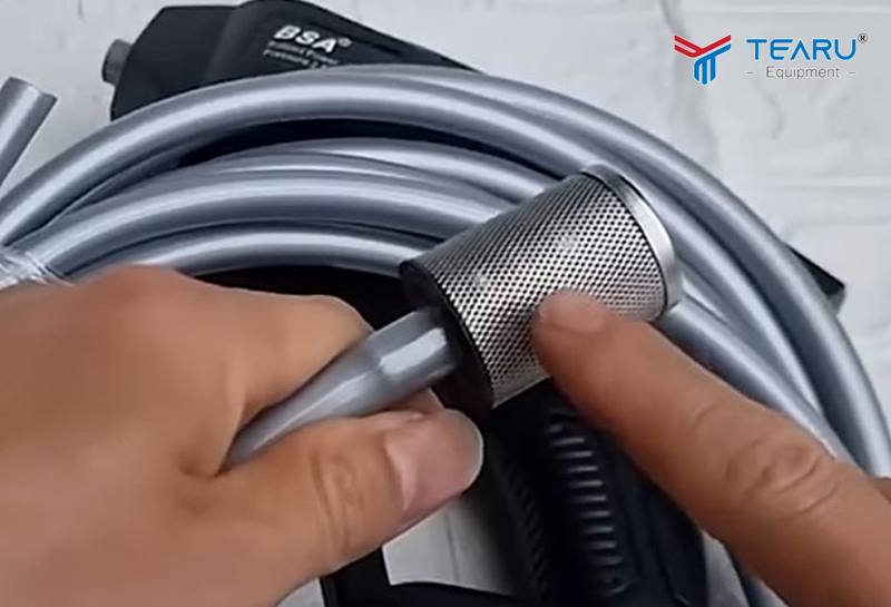 Đầu lọc máy mini bị bẩn hoặc mất lớp lưới