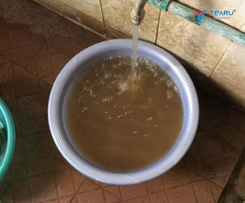 Nguồn cấp nước cho máy bơm rửa xe không sạch sẽ