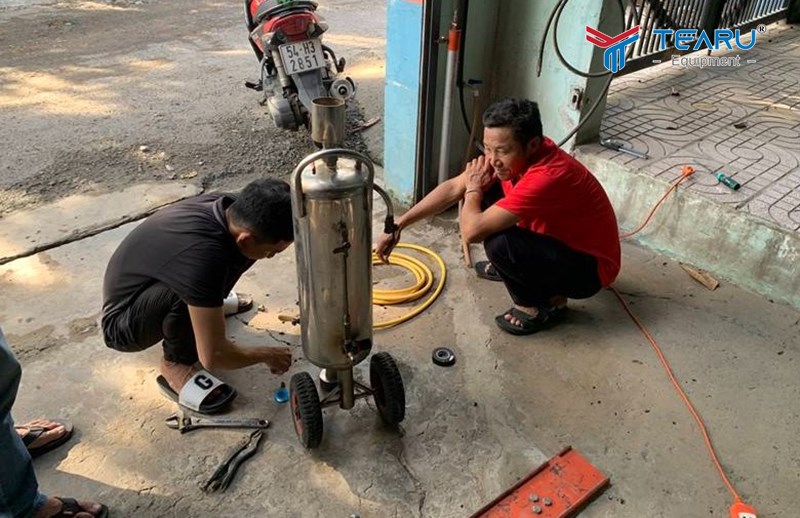 Nguyên nhân và cách khắc phục bình bọt tuyết bị xì 