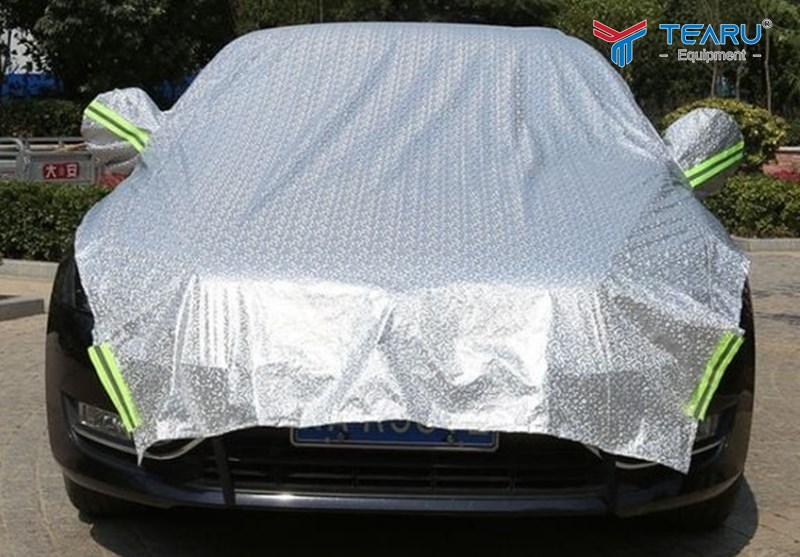 Chú ý phủ bạt khi xe đã nguội và sạch 