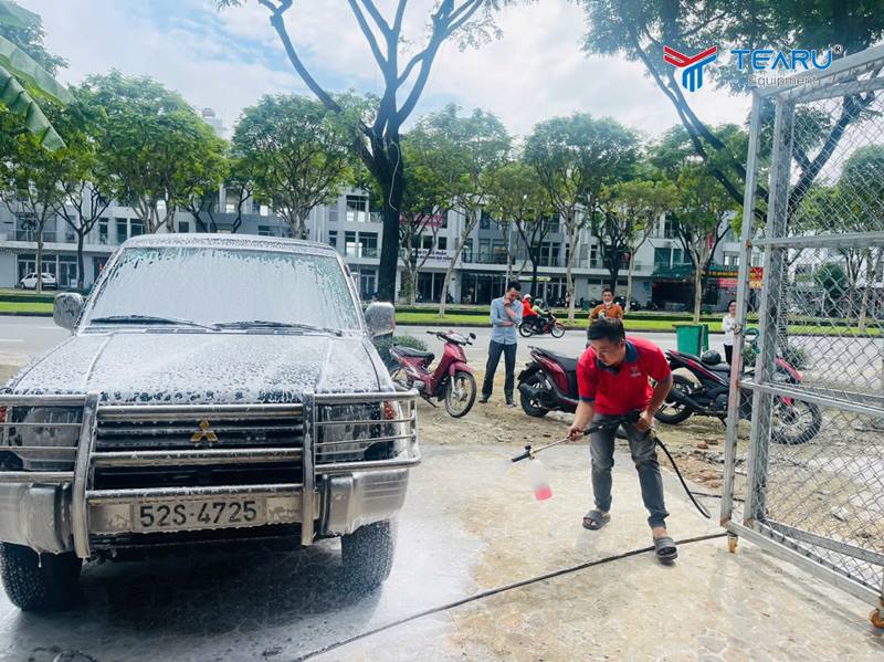 Xác định rõ rửa xe bọt tuyết phục vụ cho cá nhân tại nhà hay mở kiệm kinh doanh