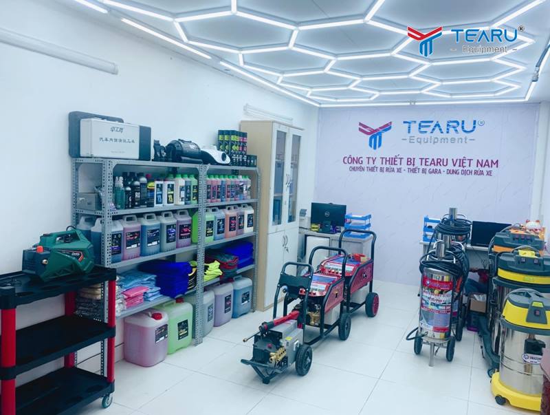 TEARU - Đơn vị phân phối thiết bị và hóa chất rửa xe hàng đầu Việt Nam