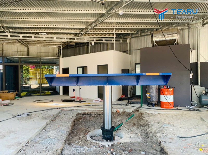 Lắp đặt thiết bị rửa xe kết hợp gara cho anh Toàn ở Bình Định 