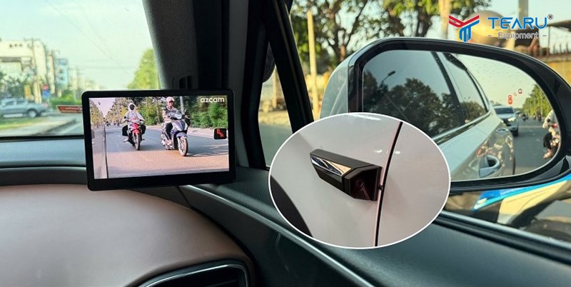 Quan sát kỹ và tận dụng gương, camera 