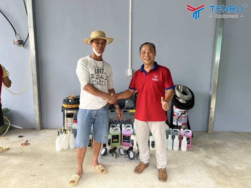 Công ty Tearu Việt Nam chuyên setup tiệm rửa xe và gara trên toàn quốc 