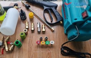 Cần biết một số phụ tùng cần thiết của máy rửa xe mini