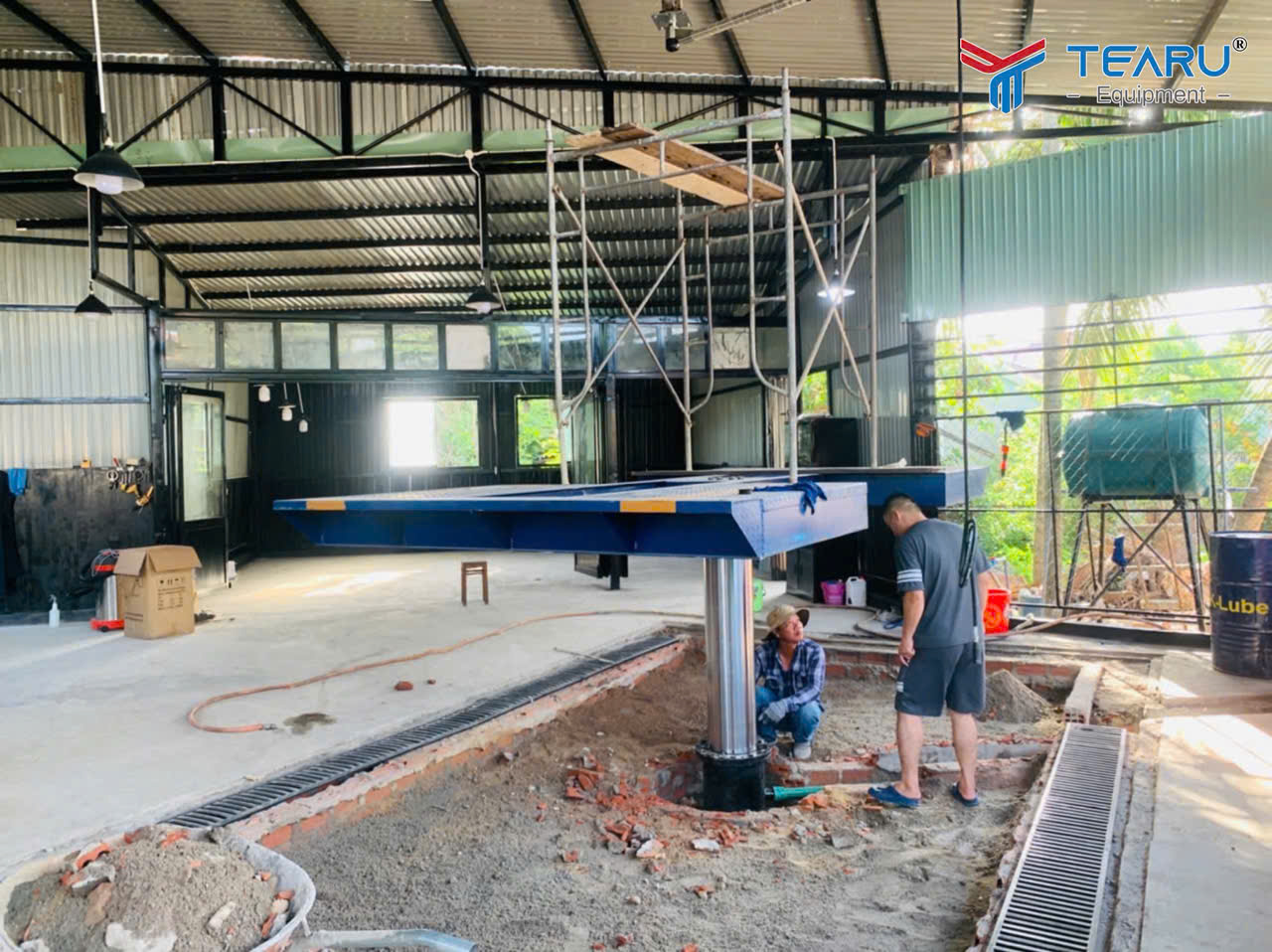 Lắp đặt bộ rửa xe cho anh Đạt ở Bình Định 