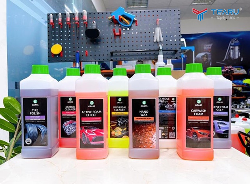 Thị trường hiện nay đa dạng các dòng dung dịch rửa xe