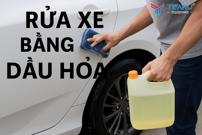 Có nên rửa xe bằng dầu hoả không?