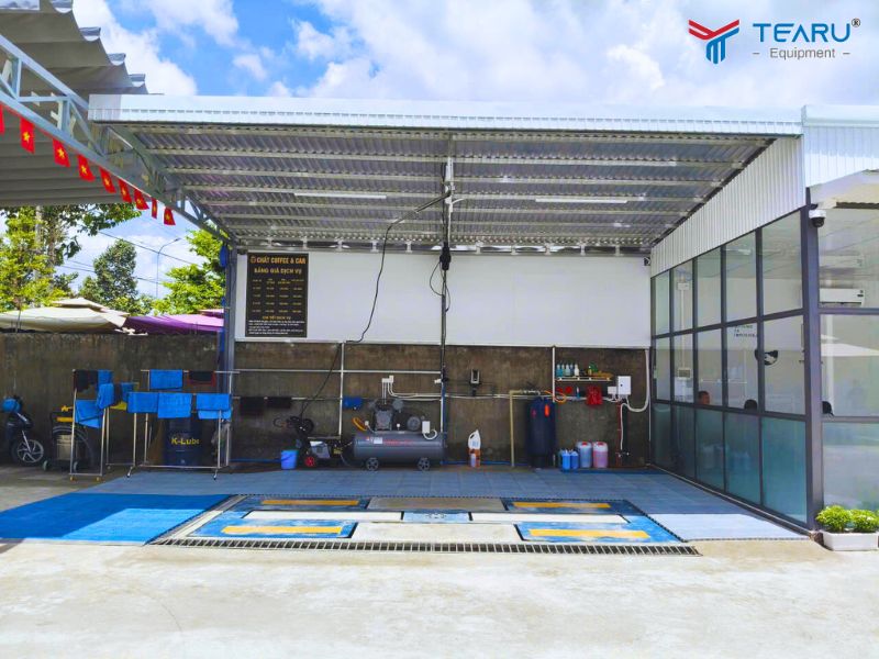 Toàn bộ thiết bị, dụng cụ, hoá chất làm nghề được Tearu setup 100%