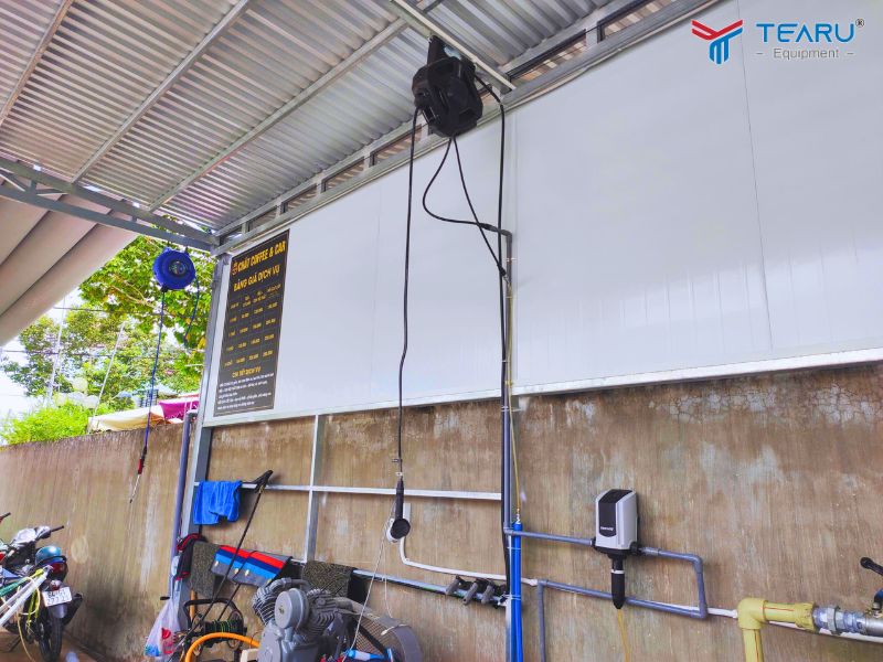 Bộ rửa xe làm nghề được đầu tư chuyên nghiệp và hiện đại